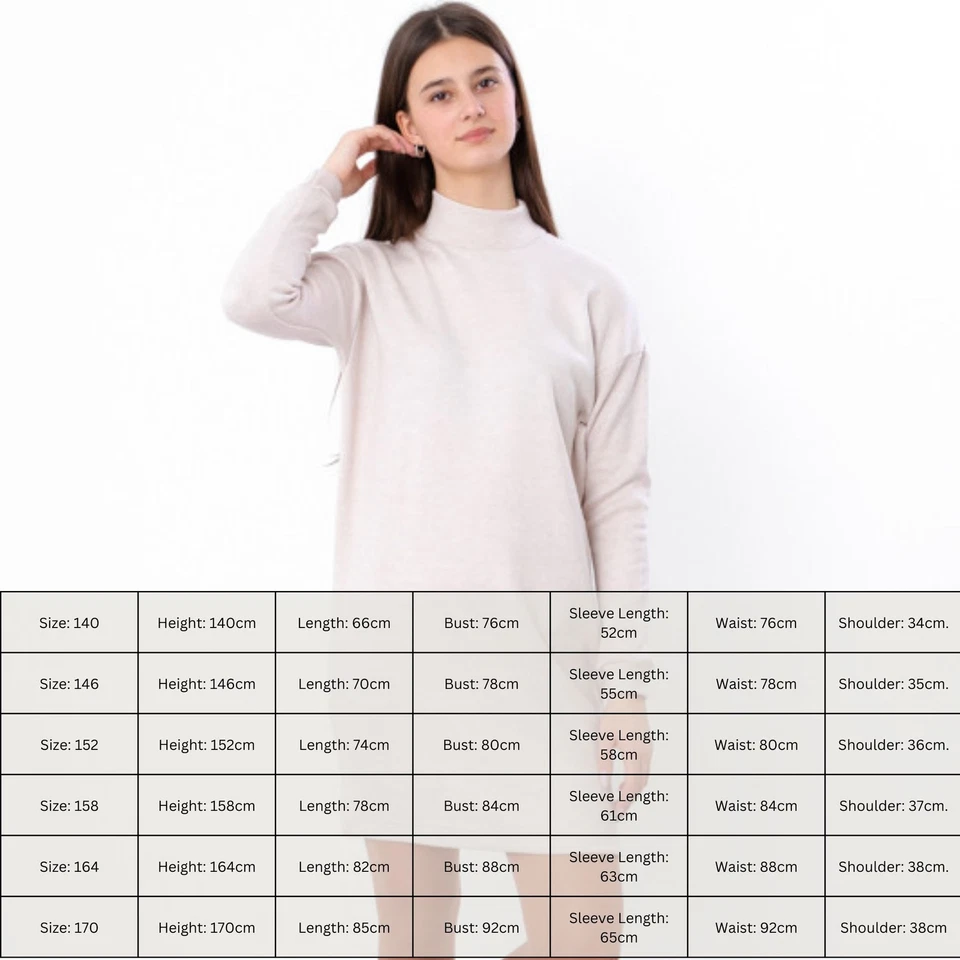 Vestido de punto para niñas - Tela suave, ajuste elástico y diseño elegante,, Demi-mar... Foto 3 de 4