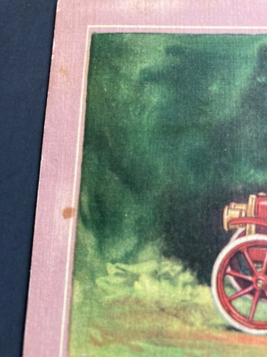 Bunny Rabbit Driver Antique Car with Eggs Antique Easter Fantasy Postcard 1919 - Picture 2 of 3