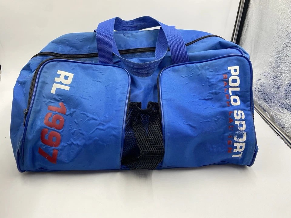 Polo Sport Ralph Lauren Blue USA Track & Field Duffle Gym Travel Bag - Image 3 of 4