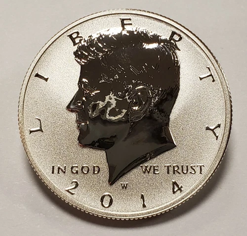 2014-W 50c Kennedy Silver Half Dollar - Reverse Proof - SKU-F4578