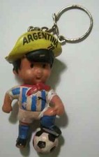 Orig. mascot / keyring  World Cup ARGENTINA 1978   GAUCHITO / A  !!  VERY RARE