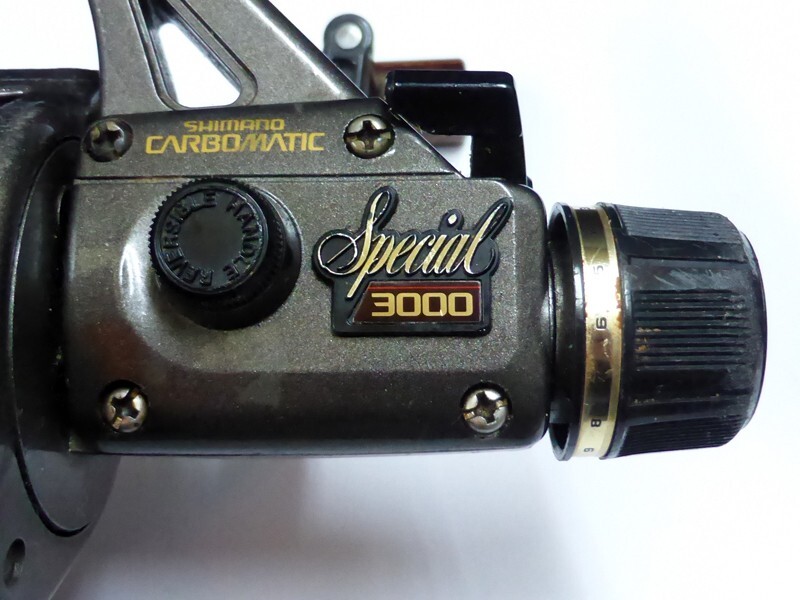 リール Shimano carbomatic-9000 SHIMANO Carbomatic special GT-R 3000 Spinning Reel Used F/S