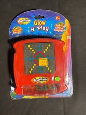 Creative Kids Glow And Play Light Up Pegs Set~NEW~Red Case~AA Batteries Included