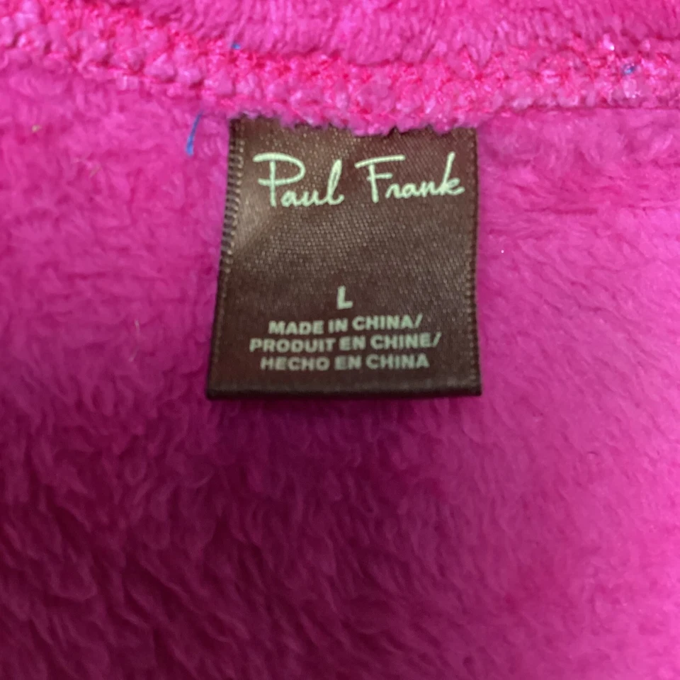 Top de pijama Paul Frank rosa, manga larga, para mujer, calcomanía mono, talla grande Foto 4 de 4
