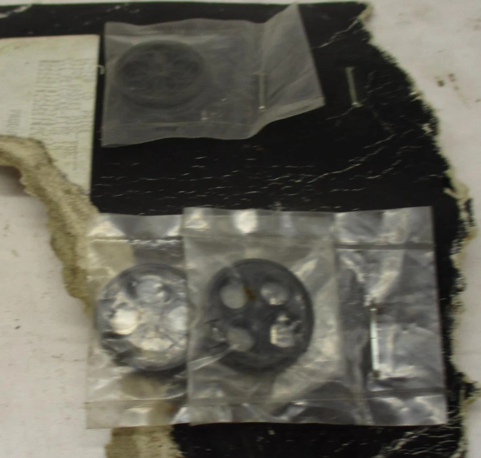 Lot of (3) Custom Chrome 4-Hole Petcock Viton Gasket Disc 12-728 - Image 3 of 4