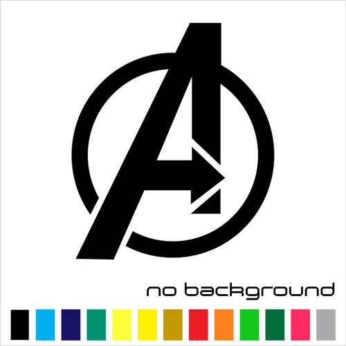 Avengers Sticker Vinyl Decal - Marvel Comics Superheroes A Logo Car Window Truck - Picture 2 of 16
