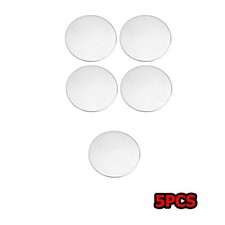 5PCS 30mm Stainless Steel Blank Discs No Hole Laser Engraving Stamping Tags Coin