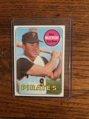 Bill Mazeroski 1969 Topps Baseball Card