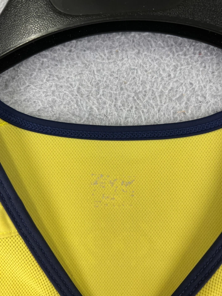 Jersey de ciclismo ZOOT adulto grande amarillo jersey sin mangas bolsillos Foto 3 de 4