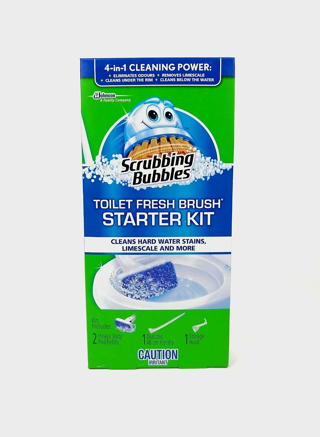 Scrubbing Bubbles Toilet Fresh Brush Starter Kit 4 in 1 Cleaning Power ...