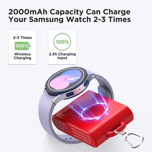 Wireless Magnetic Charger For Samsung Galaxy Watch 5/5 Pro/4/3/Active 2/Classic - 第 18/29 張圖片