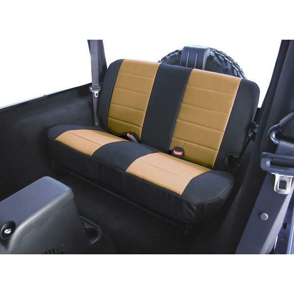 Housse arrière de Jeep Wrangler YJ en toile beige imperméable et anti-UV