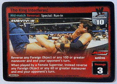 WWE Raw Deal: The King Interferes! (SS3) (Rare)