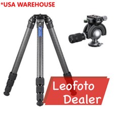 Leofoto LM-364C  MH-60 Tripod with Video Bowl  Panning Ballhead  Case