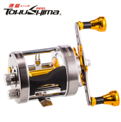 baitcast or spinning reel for trolling 5BB+1RB Drum Trolling Bait Casting Fishing Reel With Counter High-strength  Body