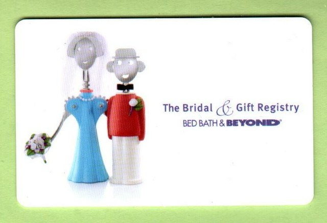 BED BATH &amp; BEYOND Bridal Registry 2008 Gift Card ( $0 ) | eBay