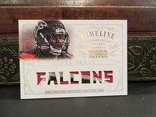 National Treasures Timeline Game Worn Jersey Falcons Julio Jones 3/5  2013