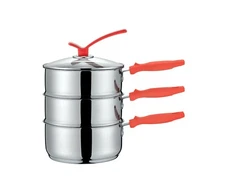 CONCORD 3 QT Premium Double Boiler Stainless Steel Steamer Multi Pot