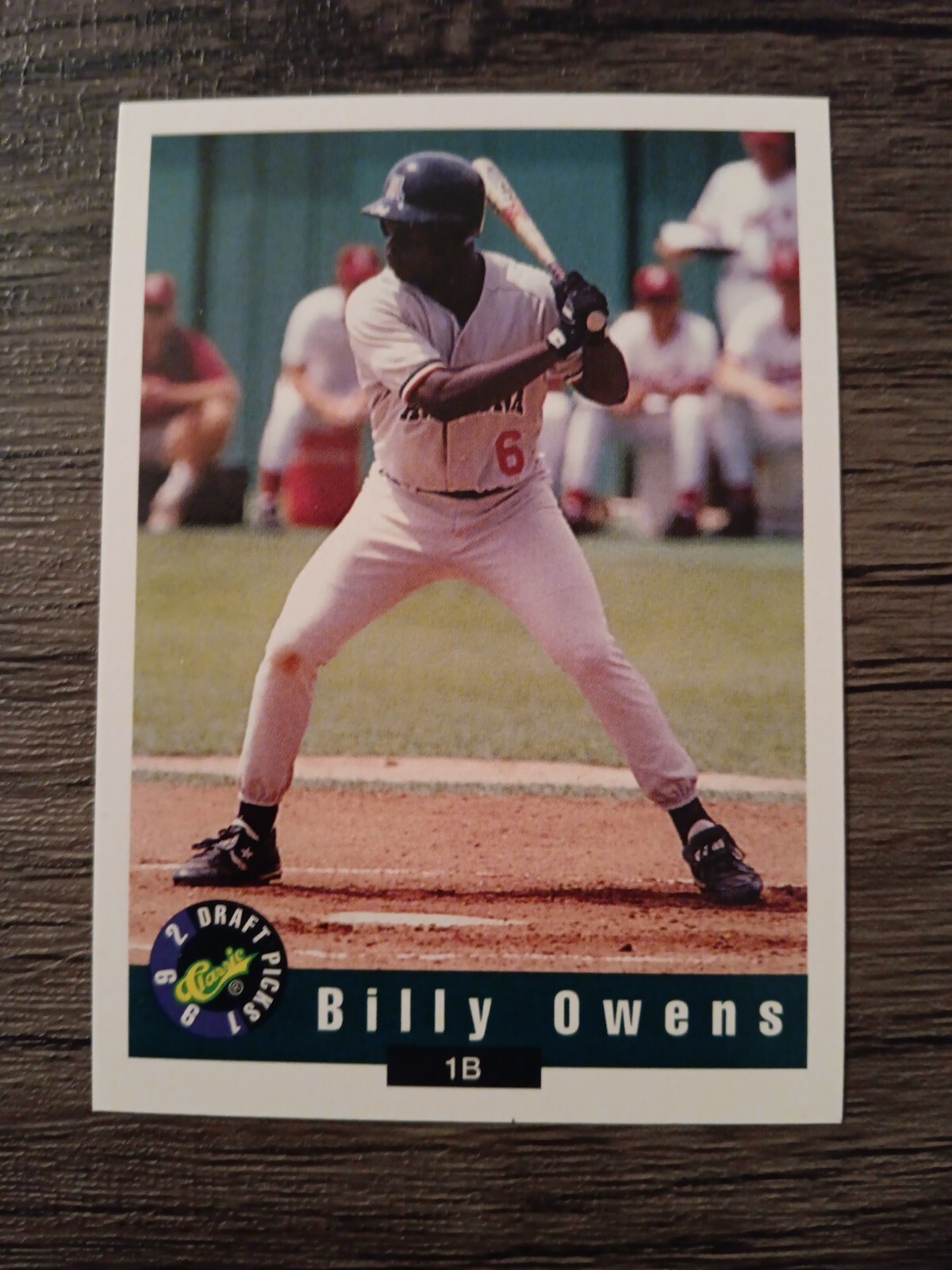 ...1992 CLASSIC DRAFT PICKS BILLY OWENS BALTIMORE ....ORIOLES #53......