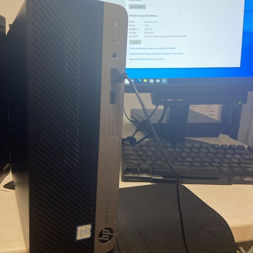 HP ProDesk 400 G5 SFF I5-8500 3.0GHz 8GB 256GB SSD Windows 10 Pro - Afbeelding 7 van 9