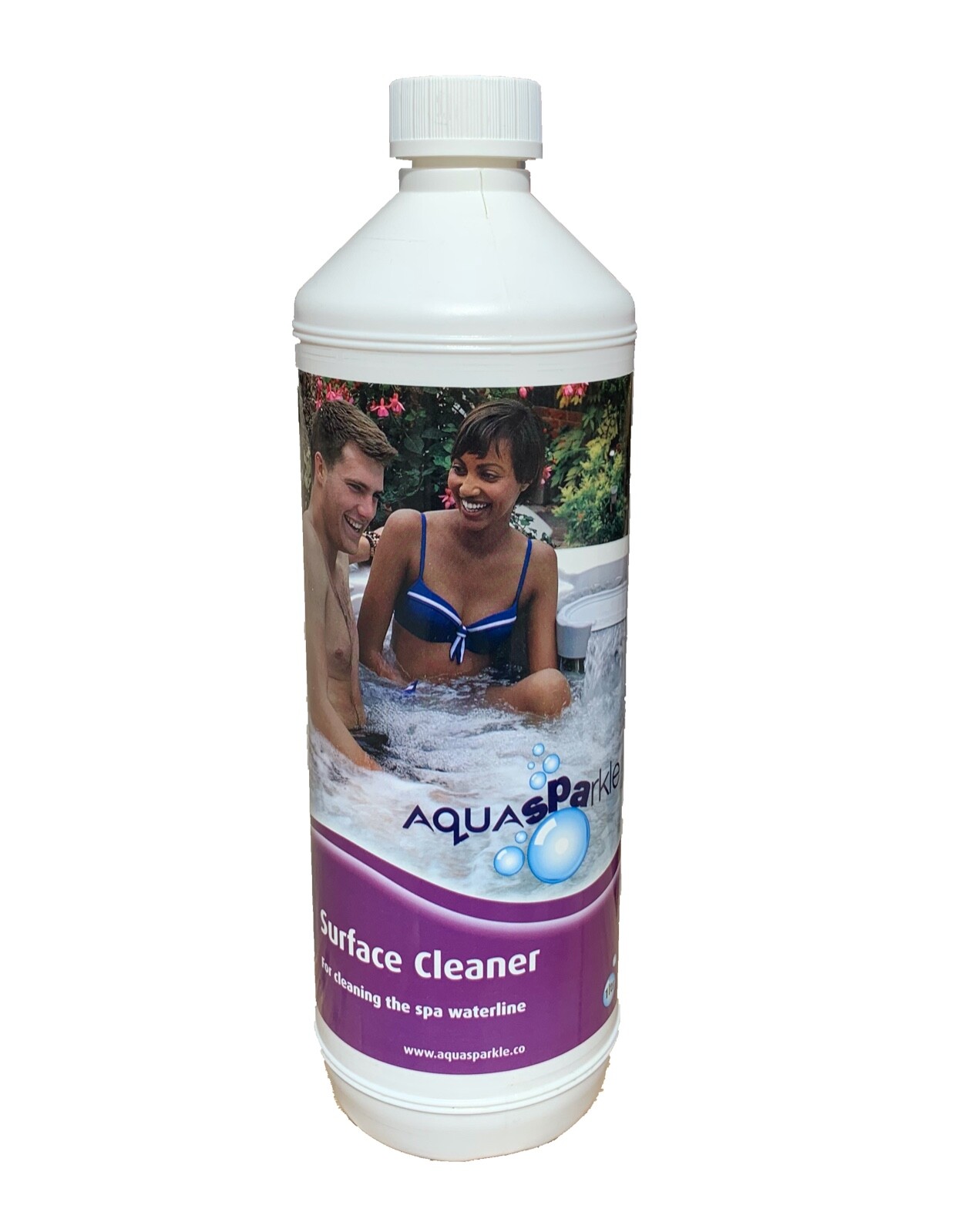 AquaSparkle Surface Cleaner 1 Litre Hot Tub Shell Cleaning Polish Spa Tubs Scrub
