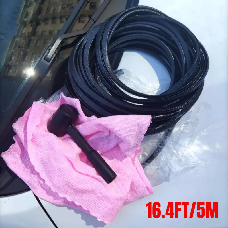 Car Door Edge Trim No Glue Rubber U Shape Edge Trim Guard Protector Car Parts