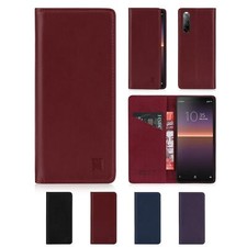 32nd Classic 2.0 - Real Leather Wallet Flip Case Cover For Sony Xperia 10 II