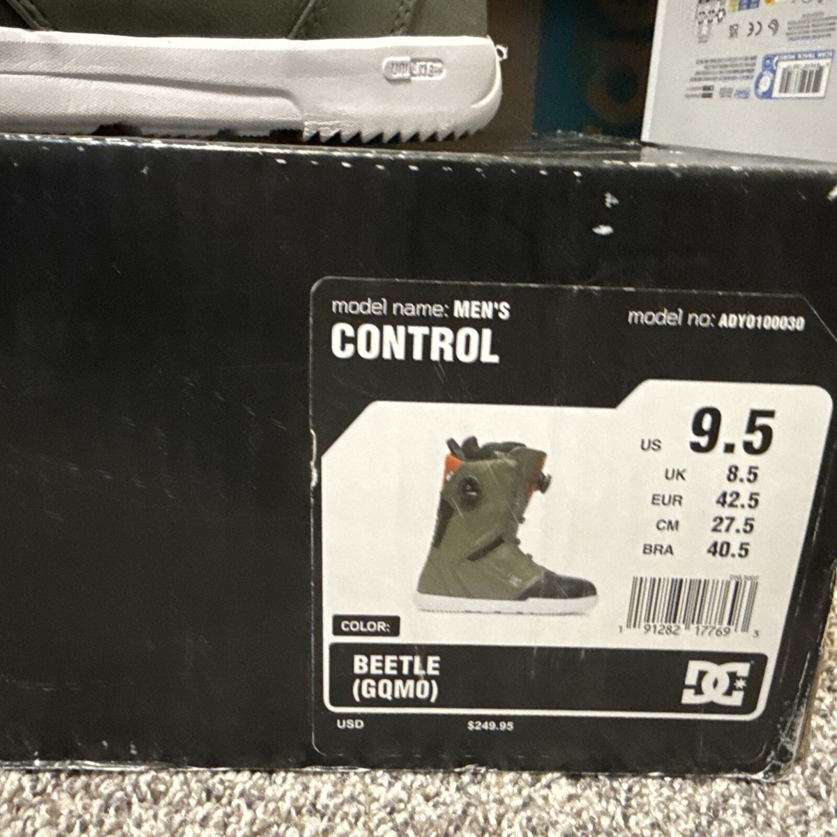 DC Men\'s CONTROL Snow Boots - ADY0100035 - Olive Camo - US Size 9.5 NIB‎ DC Men main image 3