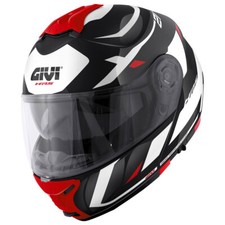 Casco Modulare GIVI X21 Evo Number Nero Bianco Rosso