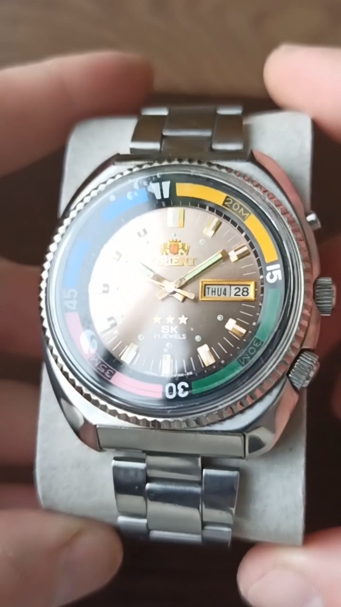 【可動品】オリエントSK automatic 469617-7E 本体のみ 可動品】オリエントSK automatic 469617-7E 本体のみ