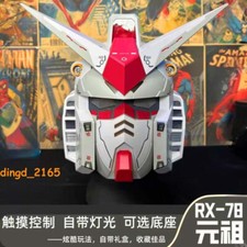 RX-78-2 Gundam Cosplay Helmet Mask Wearable LED Prop Gift Touch Control Ornament
