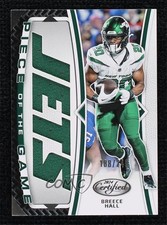 2024 Certified Piece of the Game Relics 188/249 Breece Hall #POG-BHL 1g7n