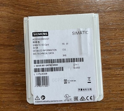 5 Stück!! Siemens Simatic SD-Card 32GB 6AV6 881-0AP40-0AA0