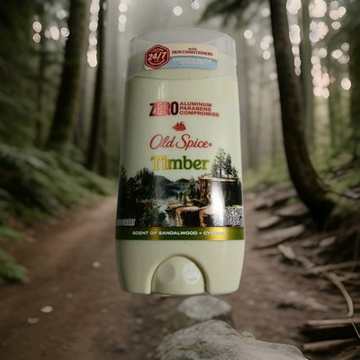 Old Spice Timber Sandalwood & Cypress Scented Deodorant 3 oz