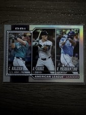 2026 Topps Series 1 RBI Leaders Foil Raleigh Judge Pasquantino