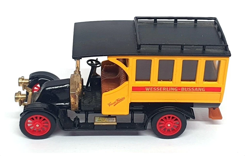 Matchbox Appx 11 厘米长压铸 Y44 - 1910 雷诺巴士 - 黑色黄色 — 第 4/4 张图片