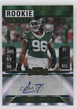 2024 Panini Contenders Rookie Opening Kickoff Ticket Leonard Taylor III Auto 9p5