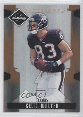 2008 Leaf Limited Spotlight Bronze 75/125 Kevin Walter #42 1u9
