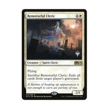 WOTC MtG Promo Pack: Core Set 2020 Remorseful Cleric (R) (Foil) EX