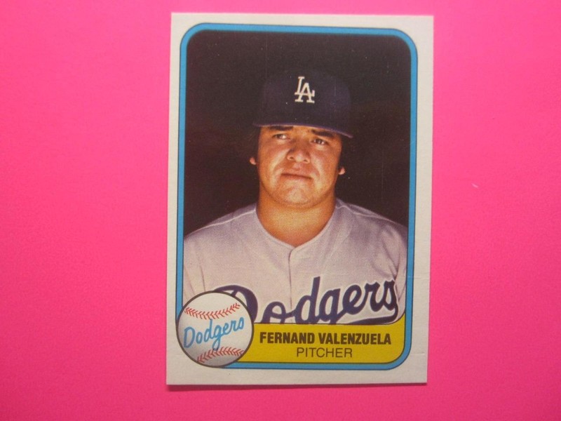 1981 FLEER BASEBALL FERNANDO VALENZUELA ROOKIE CARD #140 LOS ANGELES DODGERS MLB