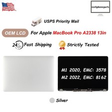 OEM LCD For Apple MacBook Pro A2338 M1/M2 13in Display Screen Replacement Silver