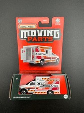 2024 Matchbox Moving Parts 16 2016 Ram Ambulance White Matchbox County Fsc