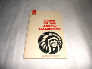 Order of the Arrow Handbook c. 1977 1978 Printing - BSA