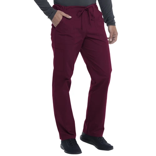 Scrubstar Core Essentials size 3XL Unisex Scrub Pants with Drawstring Tie WINE - Picture 5 of 10