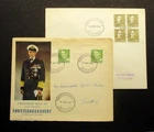 1946/1948 DENMARK 2 FIRST DAY COVERS