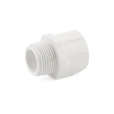 Package: 50 units - 3/4" PVC Sch. 40 MIP x Socket Adapter