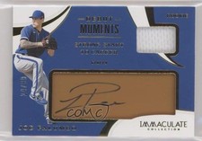 2020 Immaculate Debut Moments Relics Tan Leather 24/99 Joe Palumbo Auto 8x7