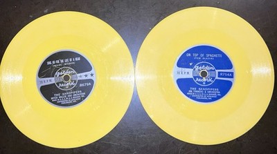 Lot of 2 Vintage Golden Records 78 RPM The Sandpipers & Mitch Miller Orchestra