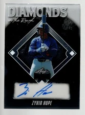 2025 Leaf Metal Auto Diamond in the Rough Lite Brite #DR-ZH1 Zyhir Hope 45/49