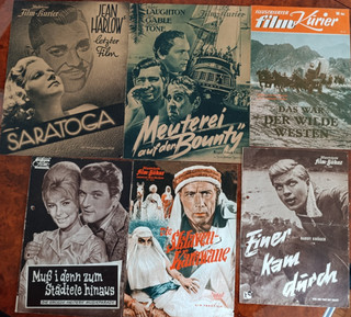 Konvolut 40 Illustrierte Film Bühne Filmprogramme 50er–70er Jahre